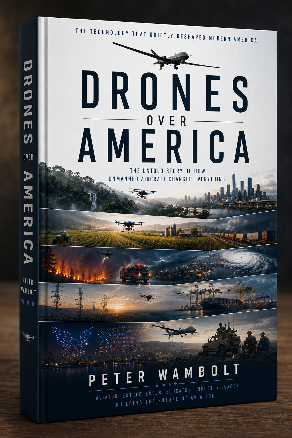 Drones Over America 3D book cover